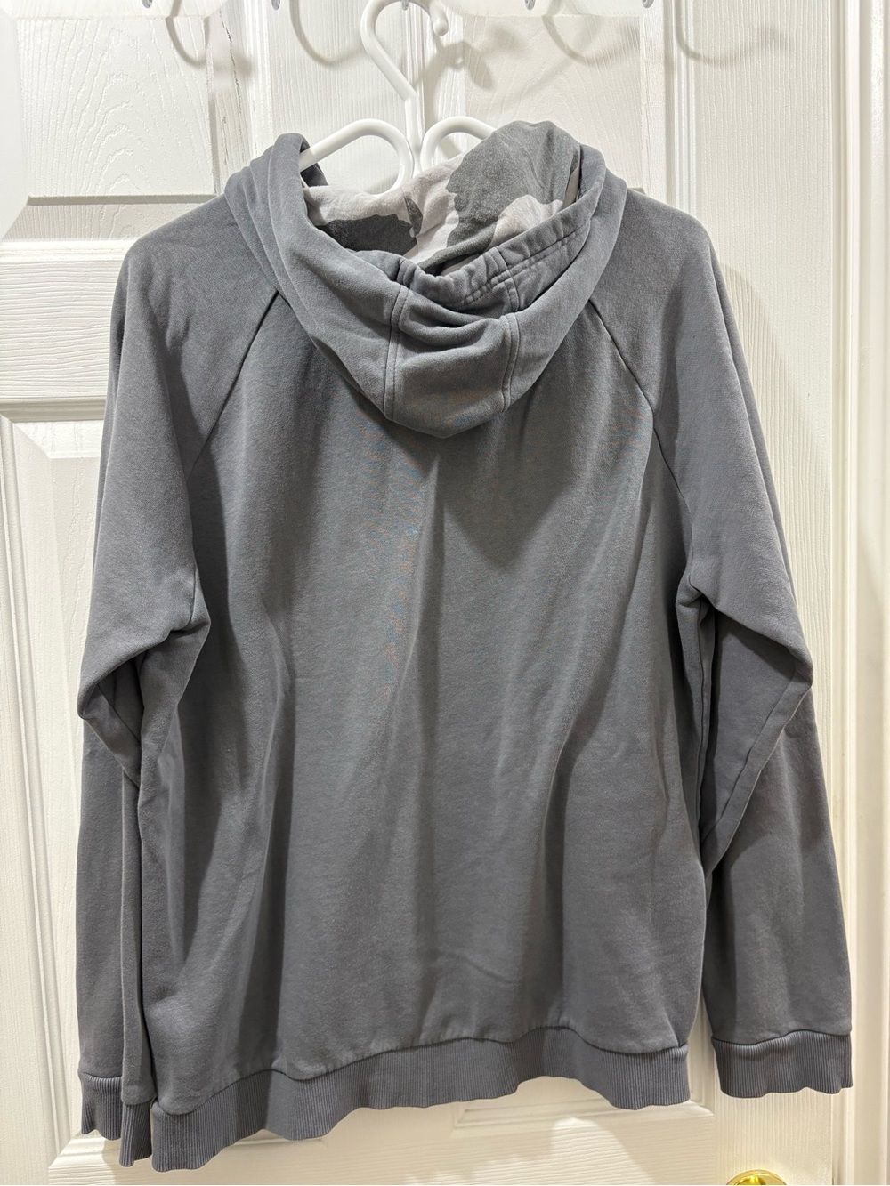 LG Gray Hoodie with Camo Logo Print - Picture 3 of 4